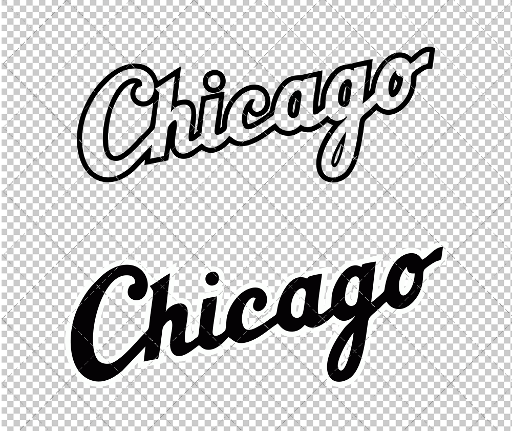 Chicago White Sox Jersey 1991, Svg, Dxf, Eps, Png - SvgShopArt