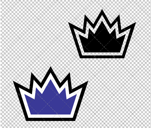 Sacramento Kings Alternate 2014, Svg, Dxf, Eps, Png - SvgShopArt