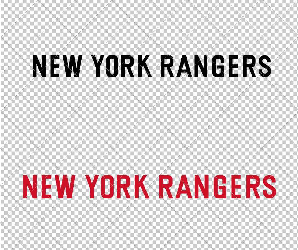 New York Rangers Wordmark Concept 1999 002, Svg, Dxf, Eps, Png - SvgShopArt