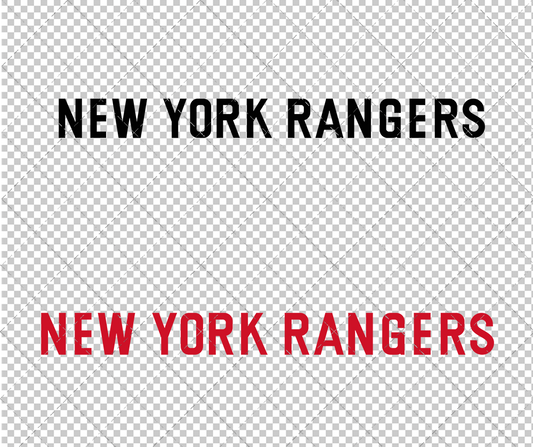 New York Rangers Wordmark Concept 1999 002, Svg, Dxf, Eps, Png - SvgShopArt