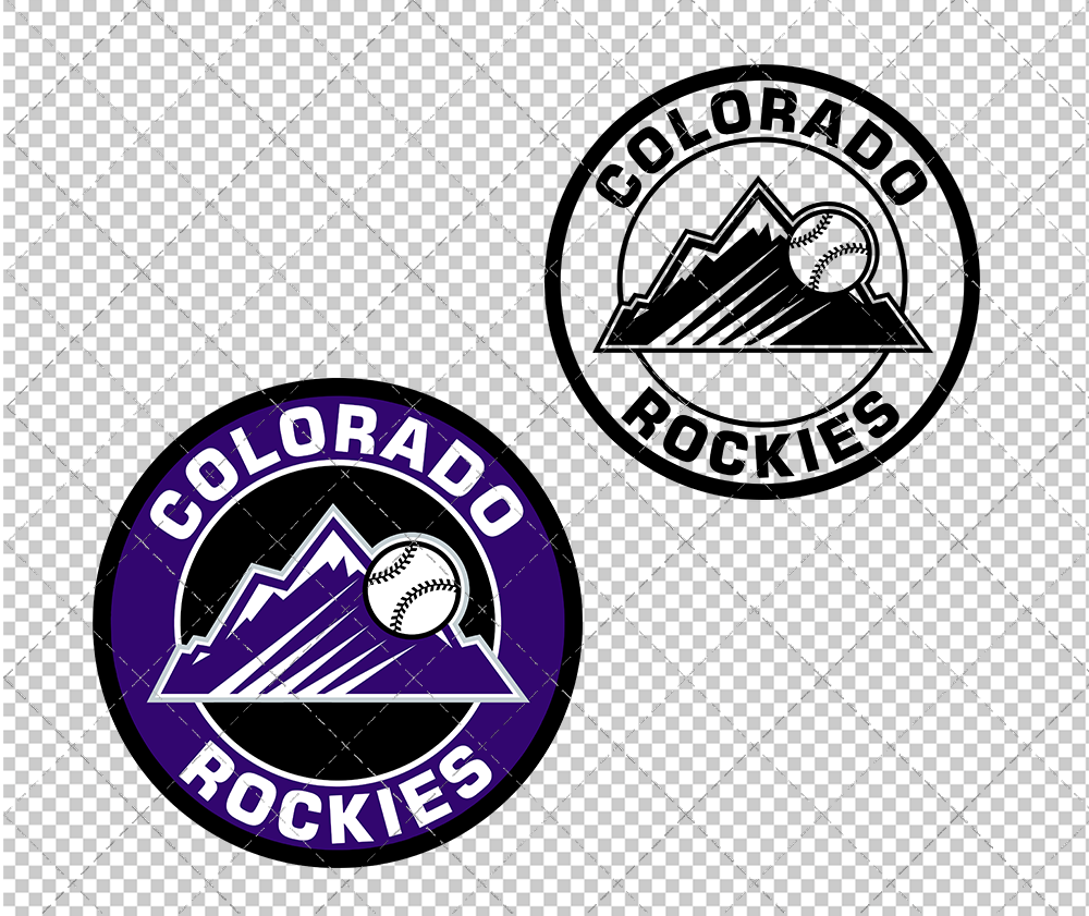 Colorado Rockies Circle 2017, Svg, Dxf, Eps, Png - SvgShopArt