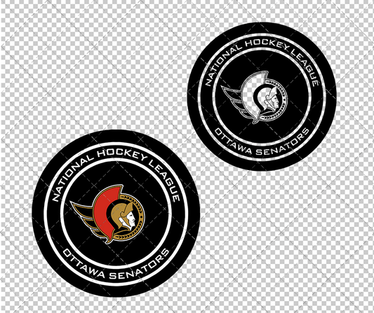 Ottawa Senators Circle 2020, Svg, Dxf, Eps, Png - SvgShopArt