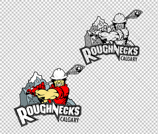 Calgary Roughnecks 2000, Svg, Dxf, Eps, Png - SvgShopArt