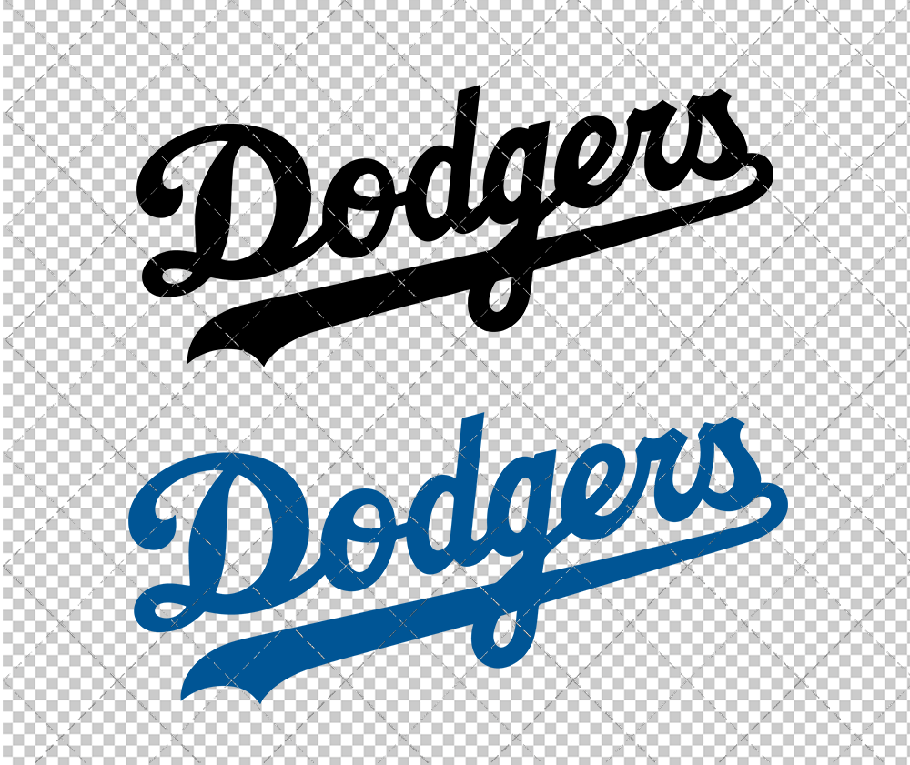 Los Angeles Dodgers Jersey 2003, Svg, Dxf, Eps, Png - SvgShopArt