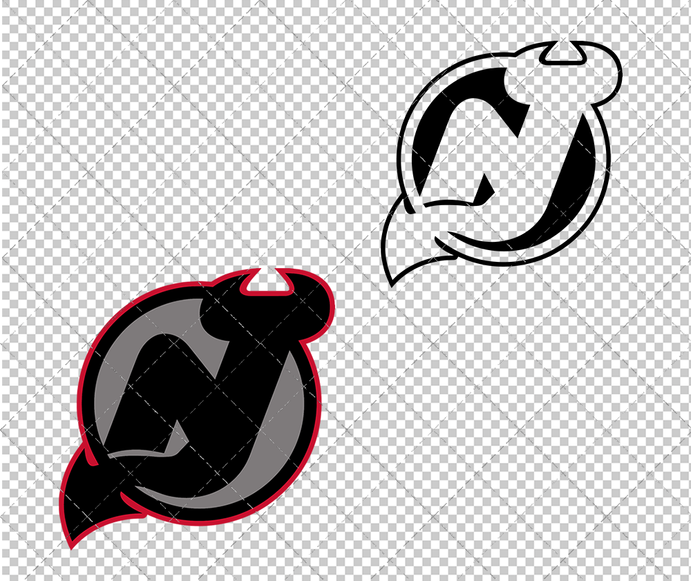 New Jersey Devils Concept 1999 010, Svg, Dxf, Eps, Png - SvgShopArt