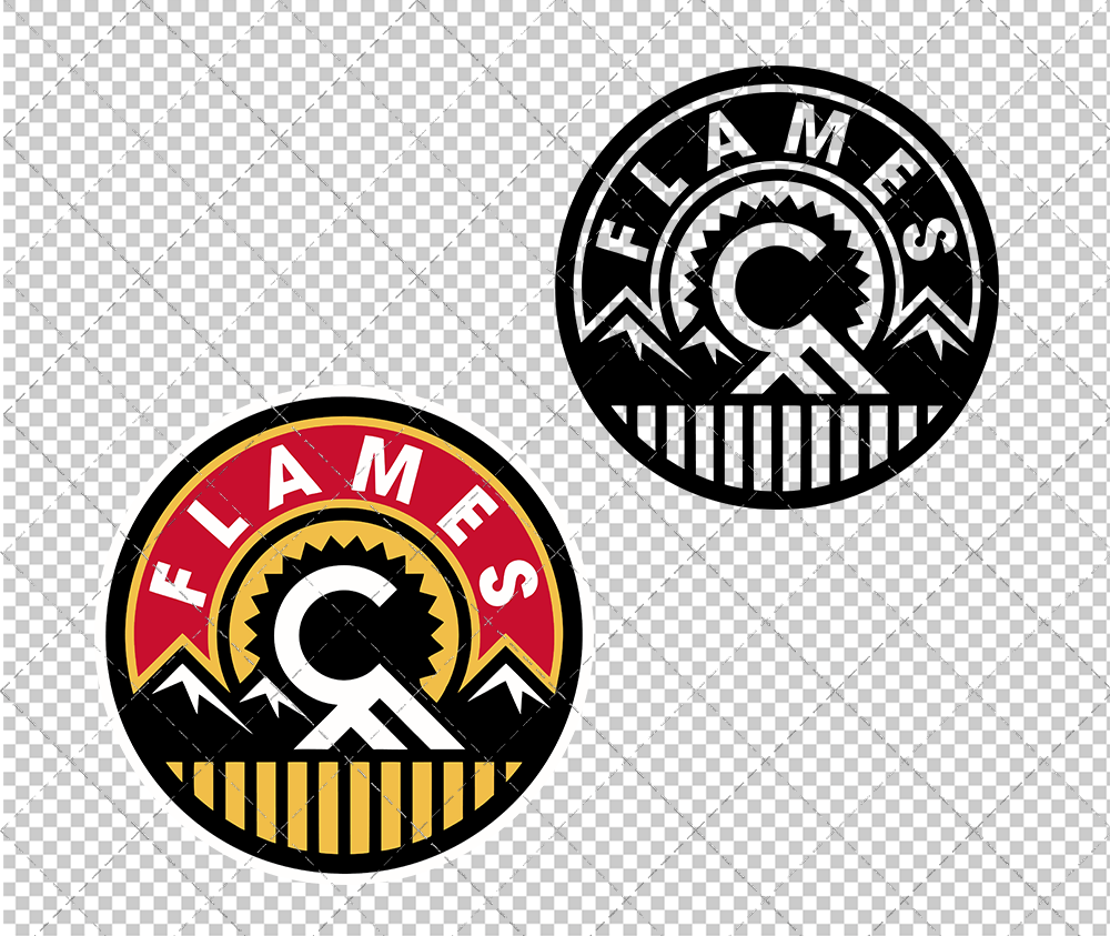 Calgary Flames Alternate 2013, Svg, Dxf, Eps, Png - SvgShopArt