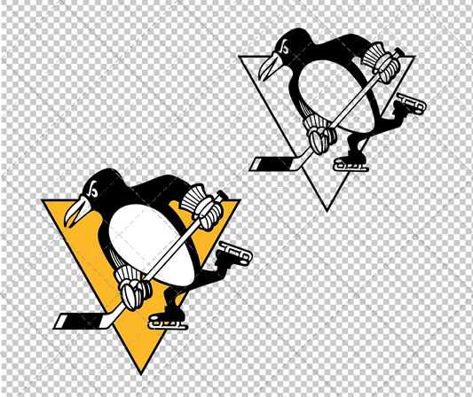 Pittsburgh Penguins 1972, Svg, Dxf, Eps, Png - SvgShopArt