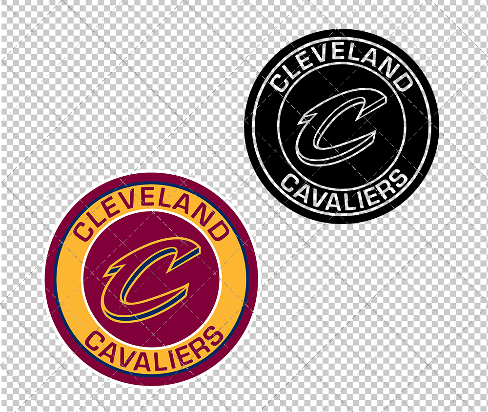 Cleveland Cavaliers Circle 2017, Svg, Dxf, Eps, Png - SvgShopArt