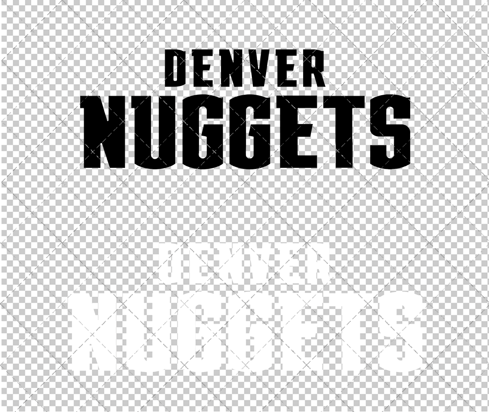 Denver Nuggets Wordmark 2018 003, Svg, Dxf, Eps, Png - SvgShopArt