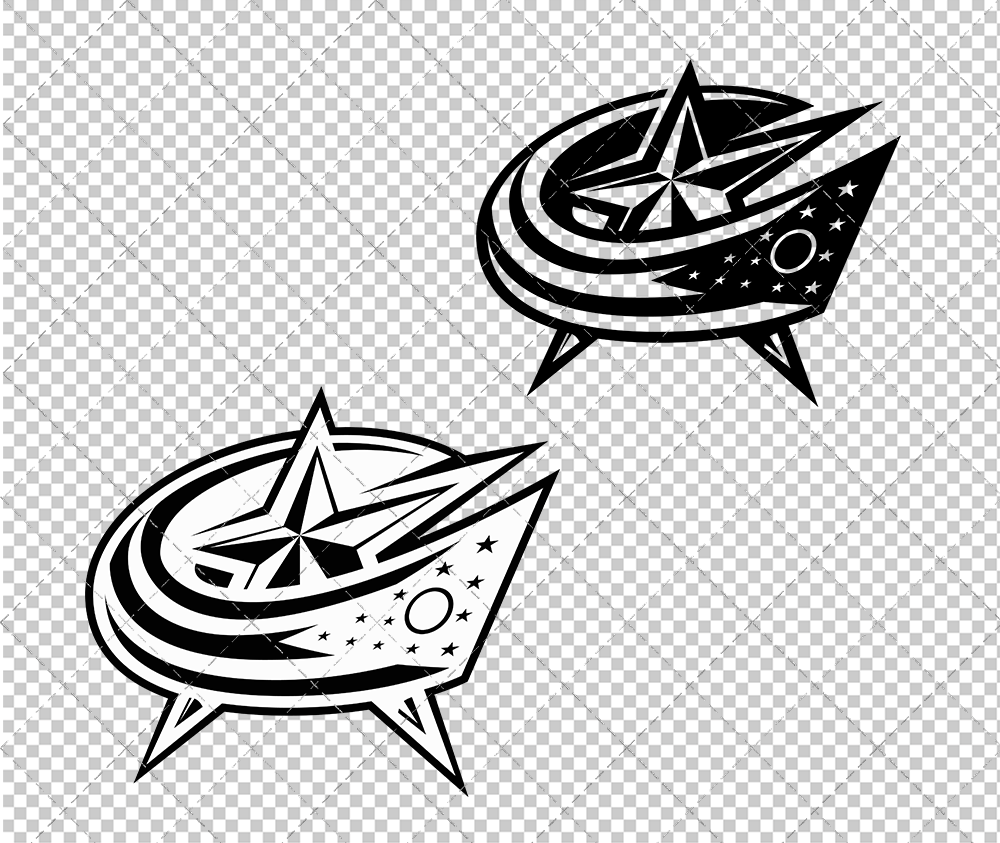 Columbus Blue Jackets Concept 2007 012, Svg, Dxf, Eps, Png - SvgShopArt