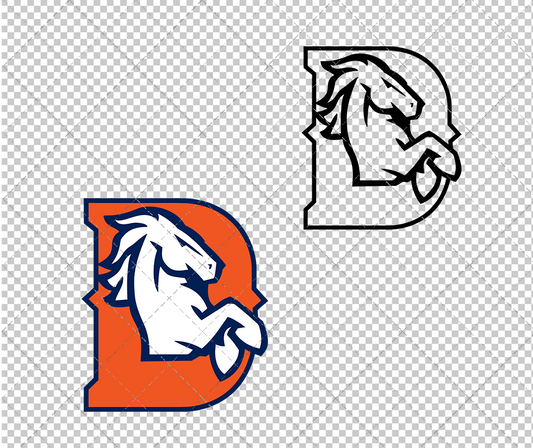 Denver Broncos Concept 1997 006, Svg, Dxf, Eps, Png - SvgShopArt