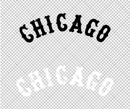 Chicago White Sox Jersey 1976, Svg, Dxf, Eps, Png - SvgShopArt