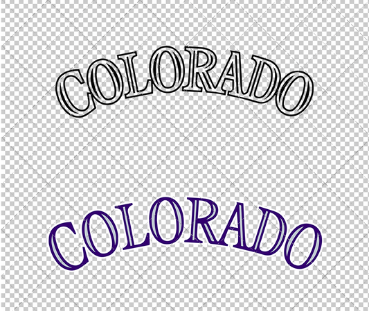 Colorado Rockies Jersey 2017 004, Svg, Dxf, Eps, Png - SvgShopArt