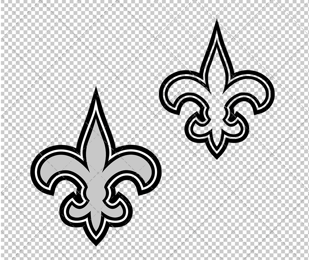 New Orleans Saints Concept 2012 004, Svg, Dxf, Eps, Png - SvgShopArt