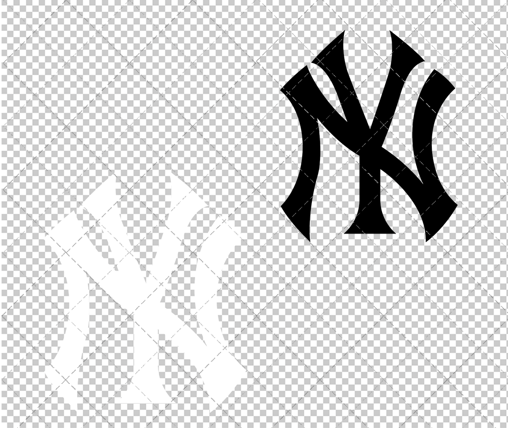 New York Yankees Cap 1958, Svg, Dxf, Eps, Png - SvgShopArt