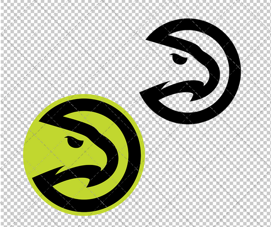 Atlanta Hawks Alternate 2015 005, Svg, Dxf, Eps, Png - SvgShopArt