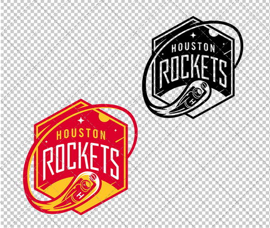 Houston Rockets Concept 2019 003, Svg, Dxf, Eps, Png - SvgShopArt