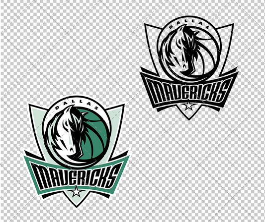 Dallas Mavericks Concept 2017 008, Svg, Dxf, Eps, Png - SvgShopArt