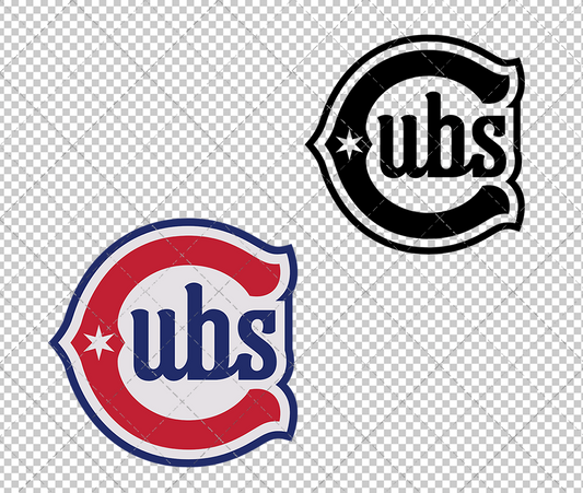 Chicago Cubs Alternate 2025, Svg, Dxf, Eps, Png - SvgShopArt