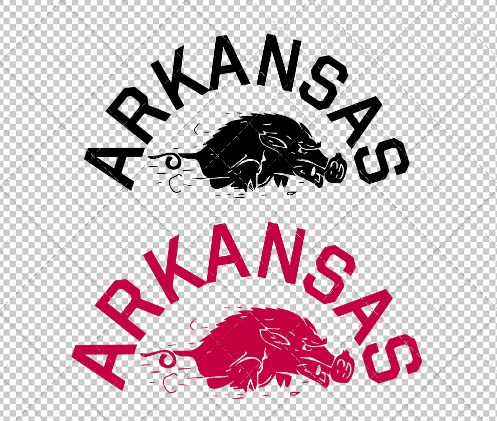 Arkansas Razorbacks Alternate 1947, Svg, Dxf, Eps, Png - SvgShopArt