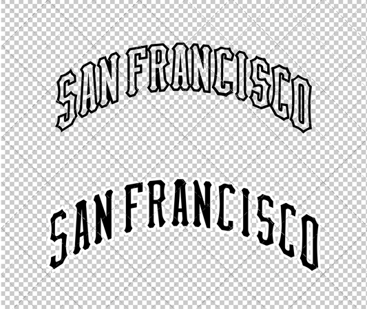 San Francisco Giants Jersey 1977 002, Svg, Dxf, Eps, Png - SvgShopArt