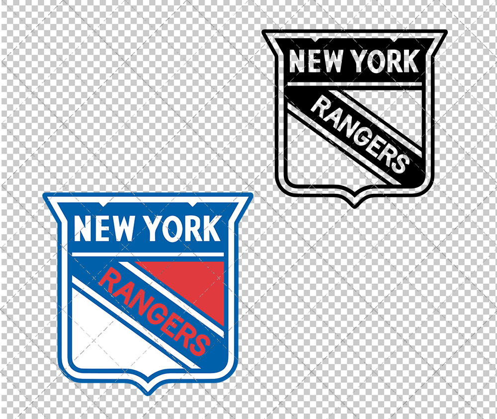 New York Rangers 1947, Svg, Dxf, Eps, Png - SvgShopArt