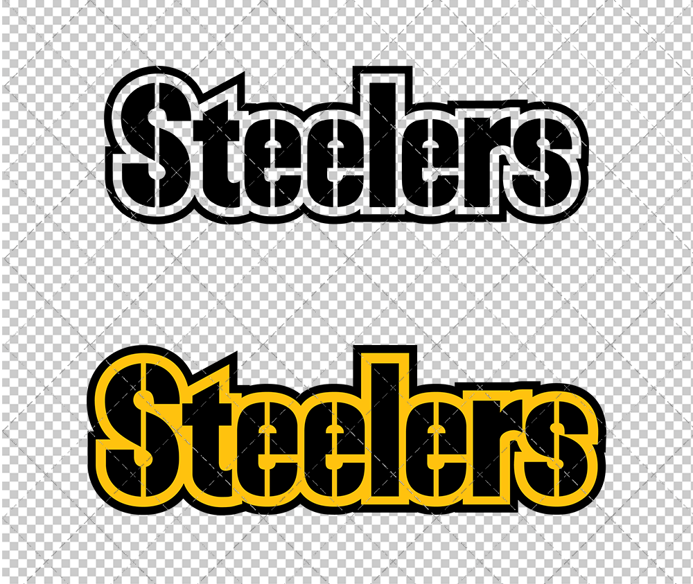 Pittsburgh Steelers Wordmark 1974, Svg, Dxf, Eps, Png - SvgShopArt