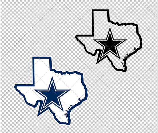 Dallas Cowboys Concept 1971 004, Svg, Dxf, Eps, Png - SvgShopArt