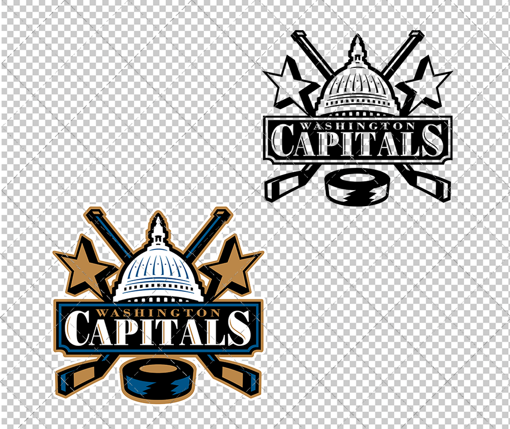 Washington Capitals 2002, Svg, Dxf, Eps, Png - SvgShopArt