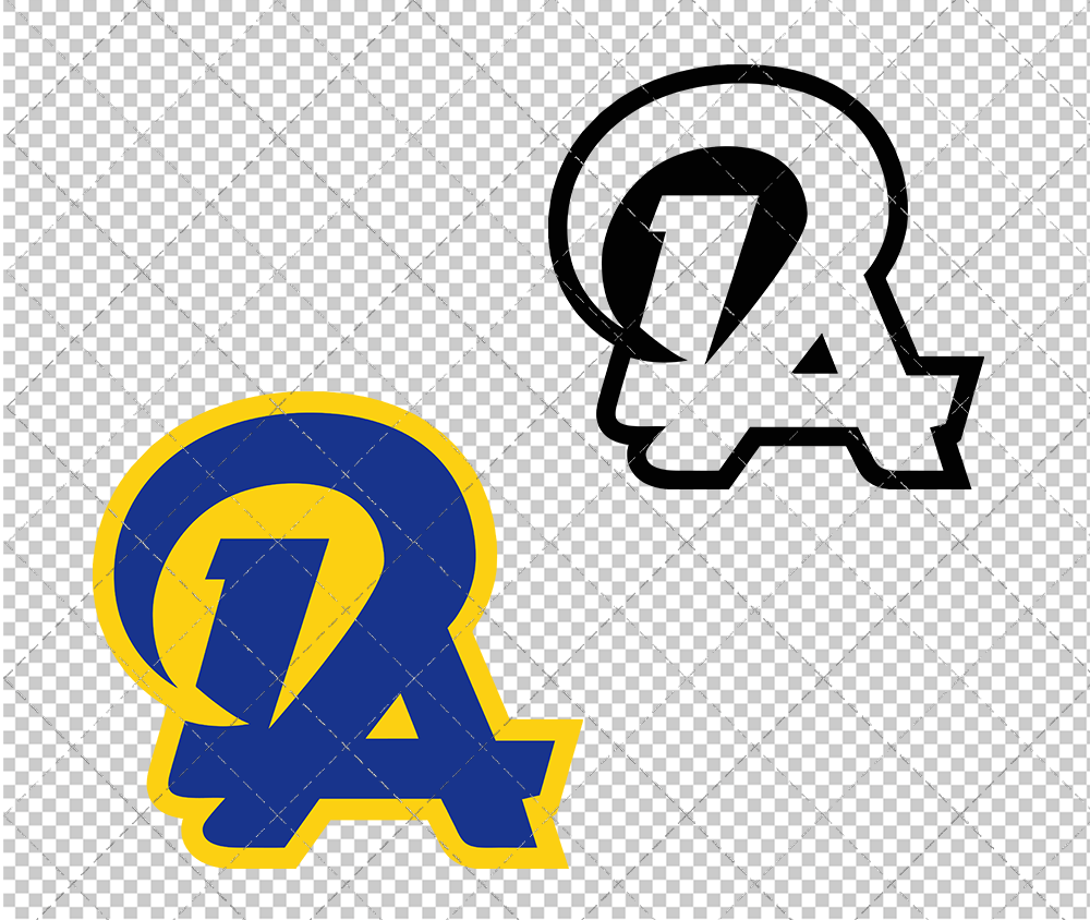 Los Angeles Rams Concept 2020 006, Svg, Dxf, Eps, Png - SvgShopArt