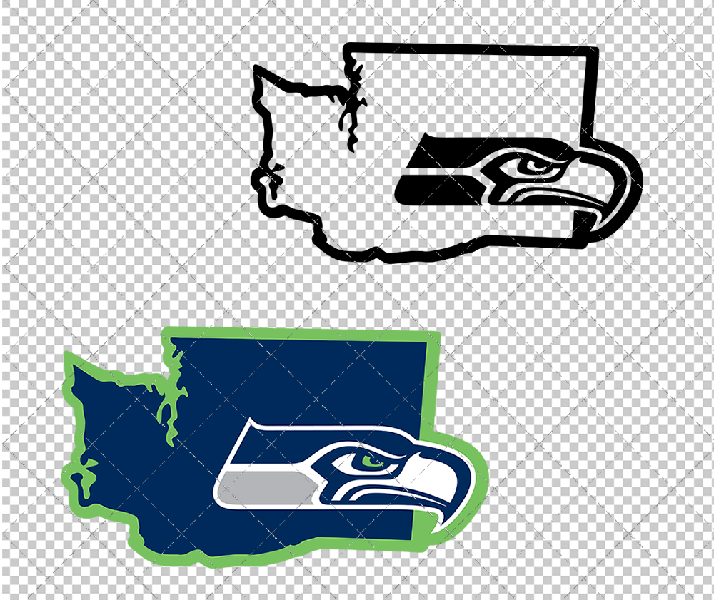 Seattle Seahawks Concept 2012 004, Svg, Dxf, Eps, Png - SvgShopArt