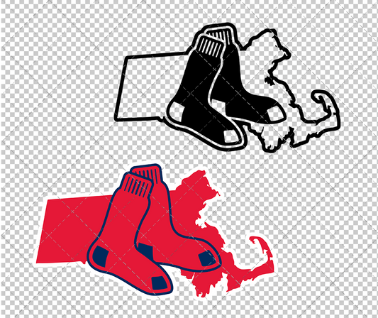 Boston Red Sox Concept 2009 004, Svg, Dxf, Eps, Png - SvgShopArt