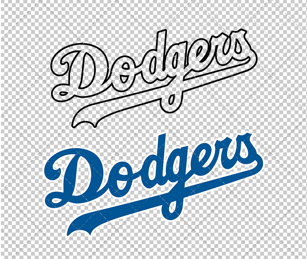 Los Angeles Dodgers Jersey 1977, Svg, Dxf, Eps, Png - SvgShopArt