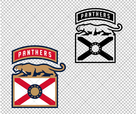 Florida Panthers Alternate 2016 003, Svg, Dxf, Eps, Png - SvgShopArt