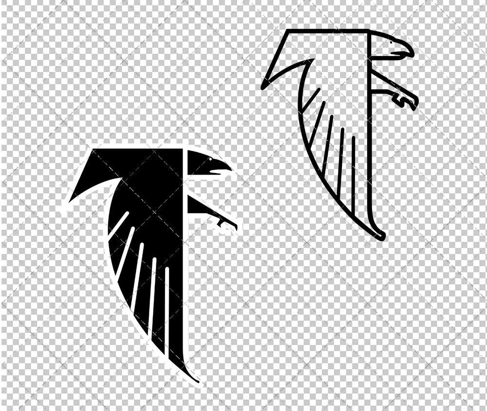 Atlanta Falcons 1966, Svg, Dxf, Eps, Png - SvgShopArt