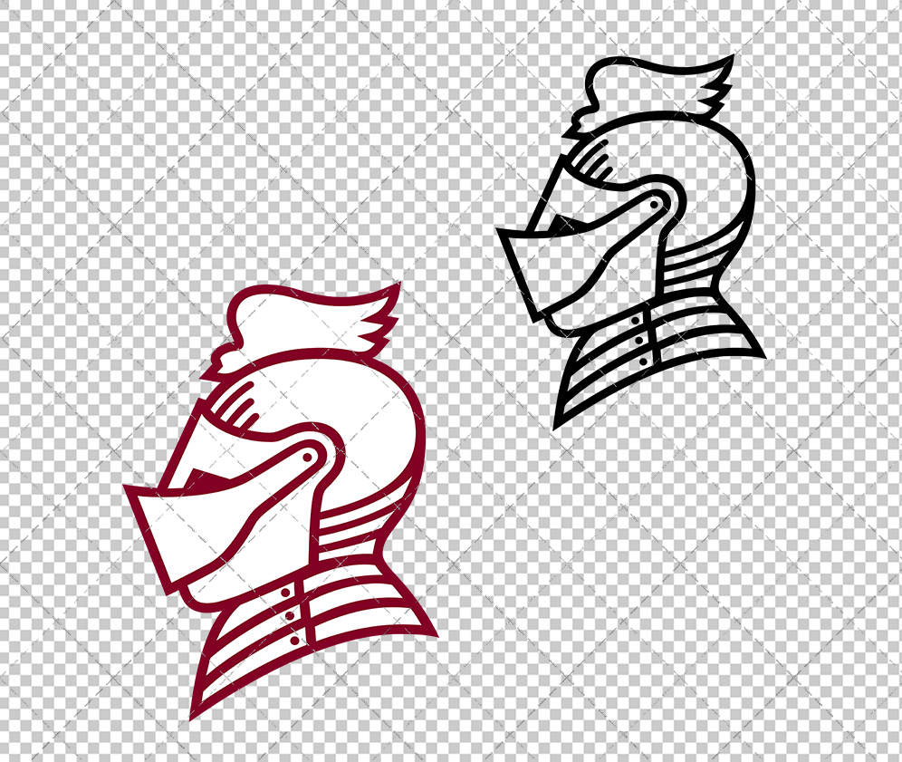 Bellarmine Knights Alternate 2010 003, Svg, Dxf, Eps, Png - SvgShopArt