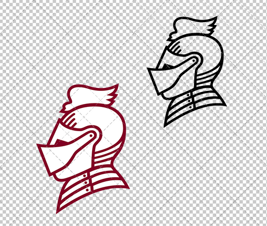 Bellarmine Knights Alternate 2010 003, Svg, Dxf, Eps, Png - SvgShopArt