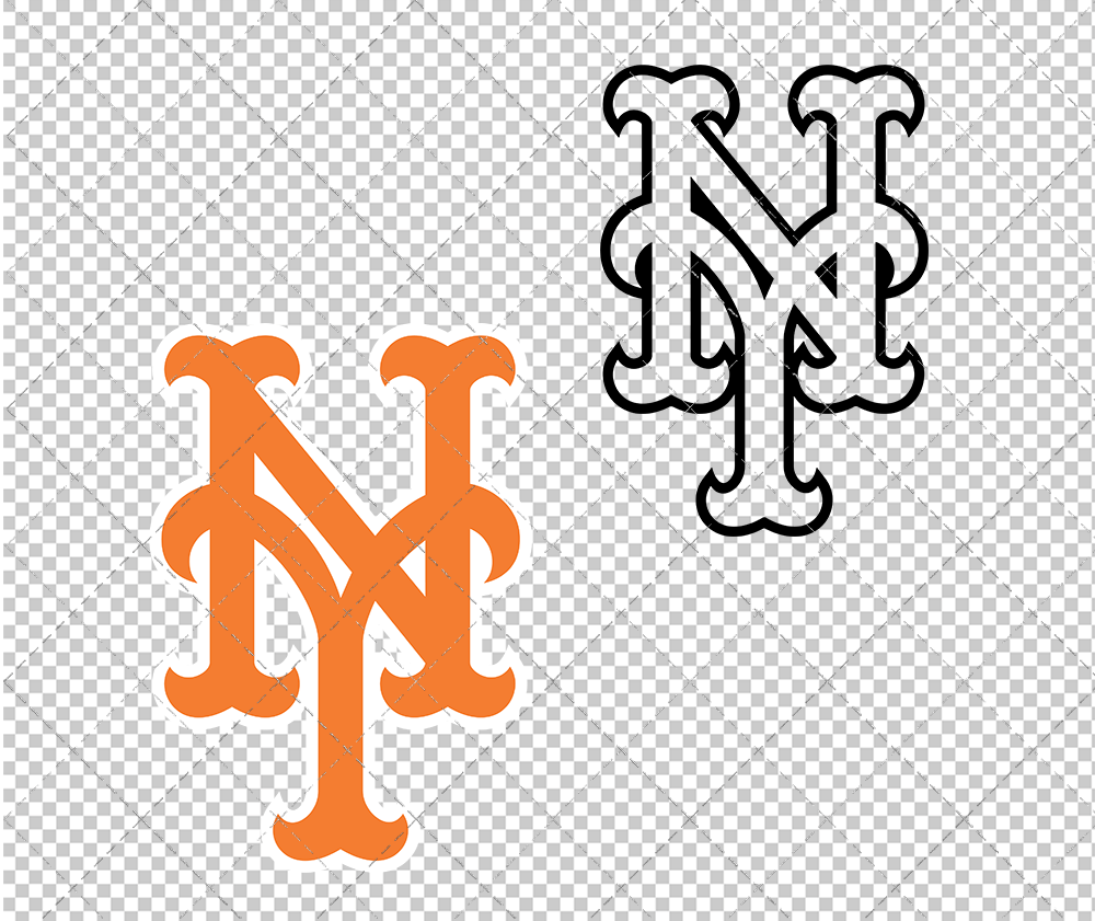 New York Mets Cap 2013, Svg, Dxf, Eps, Png - SvgShopArt