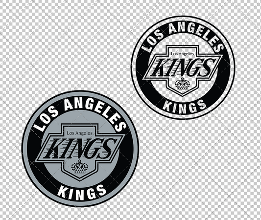 Los Angeles Kings Circle 1988, Svg, Dxf, Eps, Png - SvgShopArt