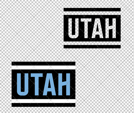 Utah Hockey Club Alternate 2024 007, Svg, Dxf, Eps, Png - SvgShopArt