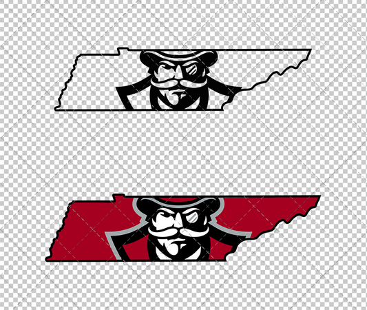 Austin Peay Governors Alternate 2017 005, Svg, Dxf, Eps, Png - SvgShopArt