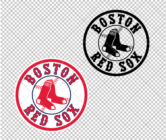 Boston Red Sox Alternate 2009, Svg, Dxf, Eps, Png - SvgShopArt