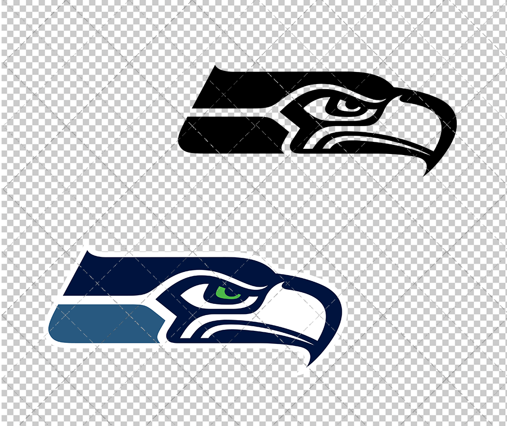 Seattle Seahawks 2002, Svg, Dxf, Eps, Png - SvgShopArt