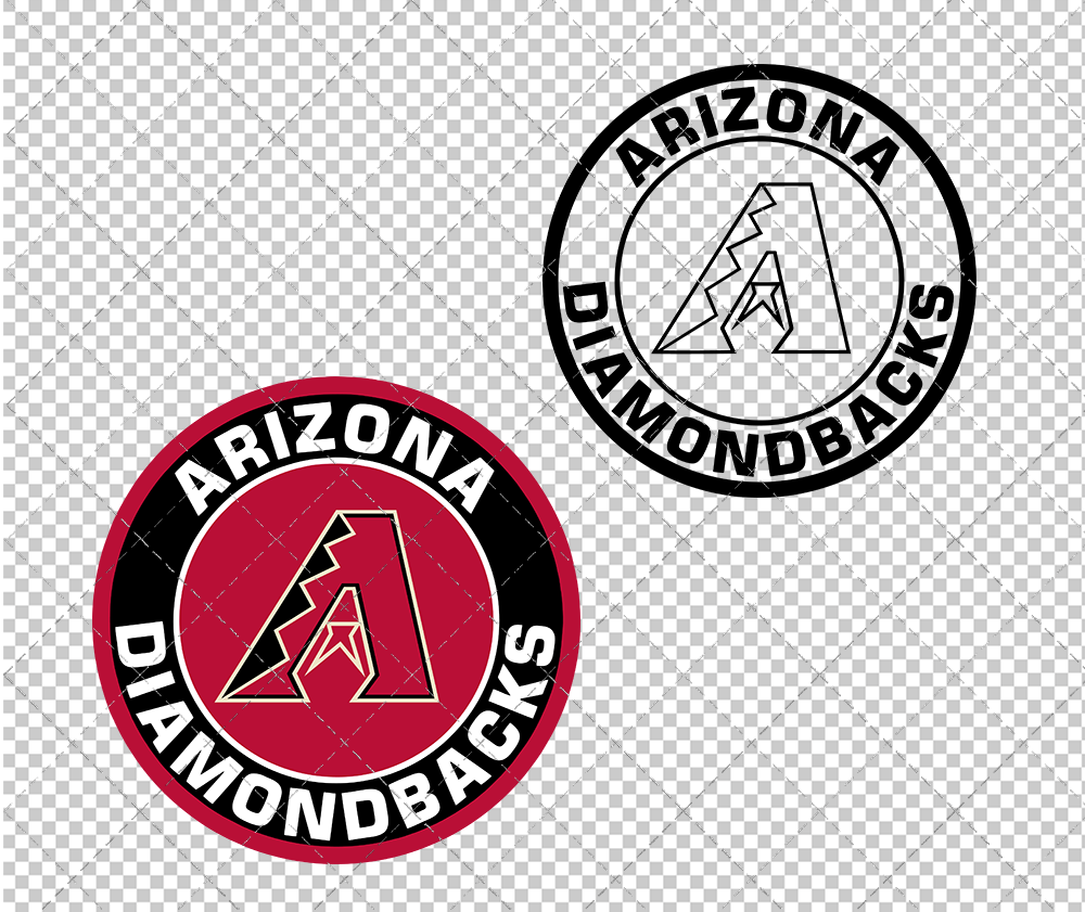 Arizona Diamondbacks Circle 2007, Svg, Dxf, Eps, Png - SvgShopArt