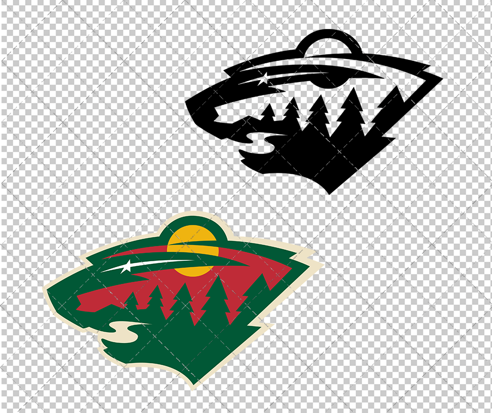 Minnesota Wild Alternate 2000, Svg, Dxf, Eps, Png - SvgShopArt