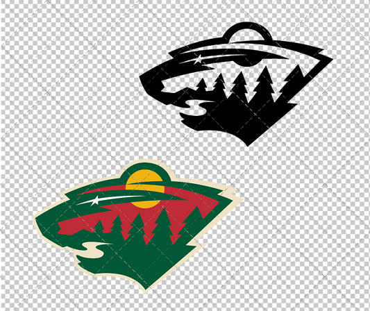 Minnesota Wild Alternate 2000, Svg, Dxf, Eps, Png - SvgShopArt