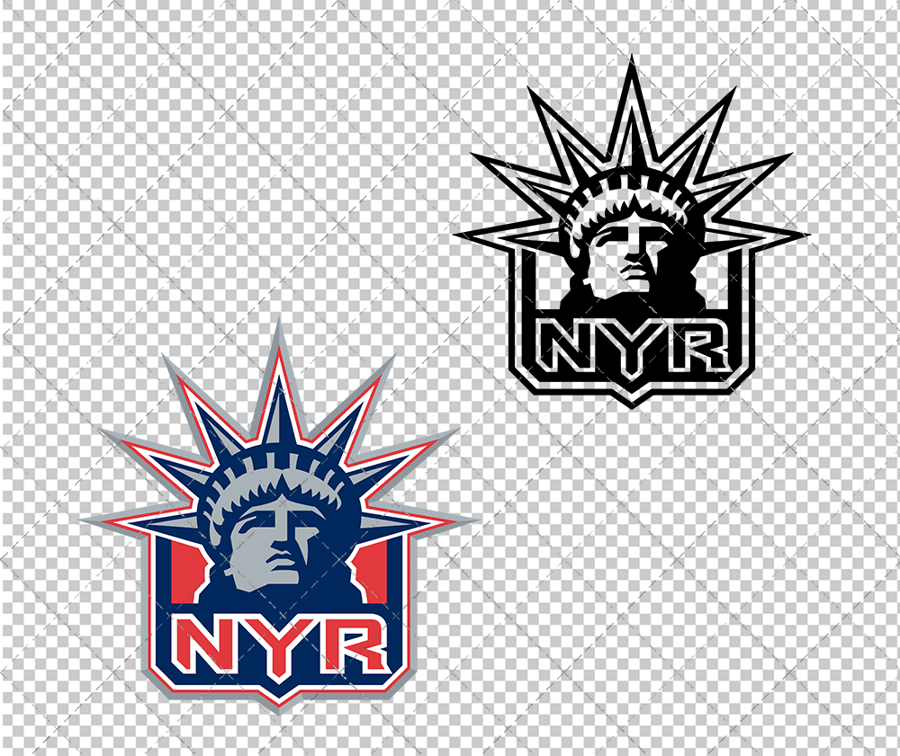 New York Rangers Alternate 1996, Svg, Dxf, Eps, Png - SvgShopArt