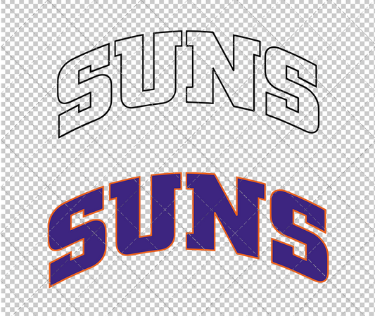 Phoenix Suns Jersey 2000, Svg, Dxf, Eps, Png - SvgShopArt