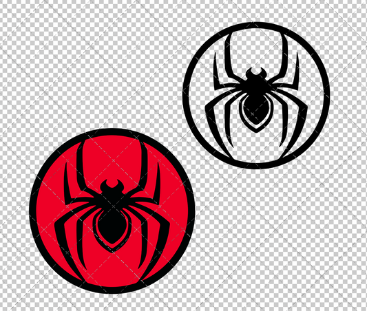 Spider-Man Logo Svg, Dxf, Eps, Png - SvgShopArt