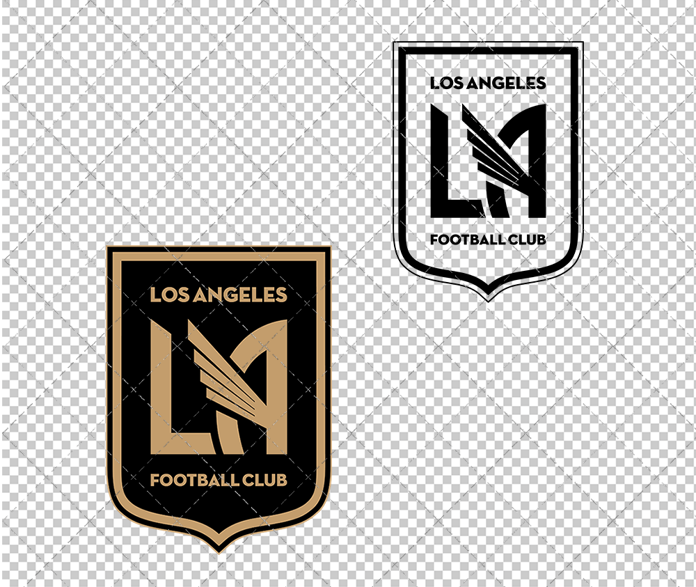 Los Angeles FC 2018, Svg, Dxf, Eps, Png - SvgShopArt